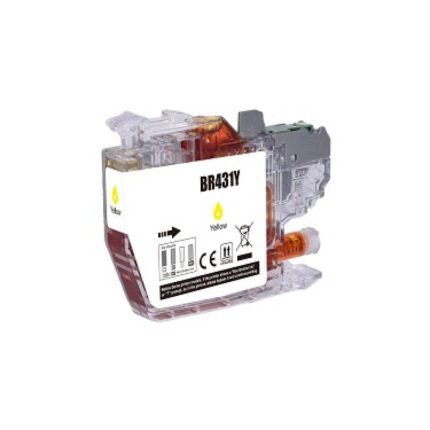 Brother LC431 Yellow cartridge Compatible